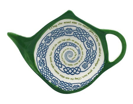 Irish Blessing Spiral Teabag Holder - available mid Feb 2025