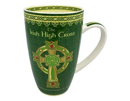 Shamrock Spiral High Cross Mug - available March 18th 2025