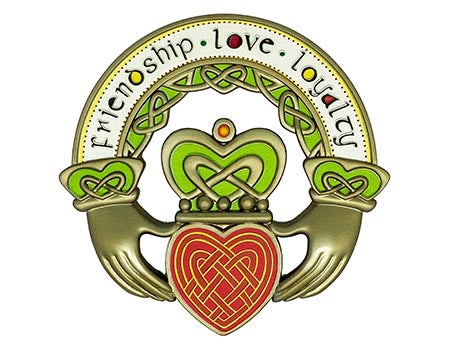 Celtic Spirit Claddagh Ring Wall Plaque - available April 2025