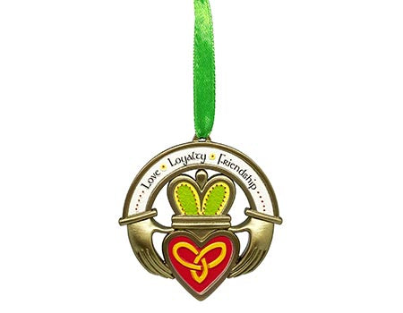 Celtic Spirit Claddagh Ring Ornament - available April 2025