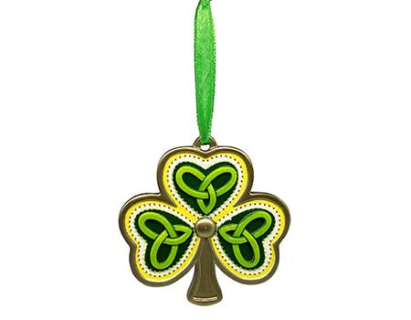 Celtic Spirit Irish Shamrock Ornament - available April 2025