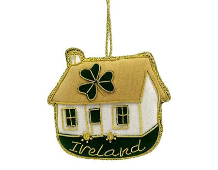 Irish Cottage Hanging Ornament - available April 2025