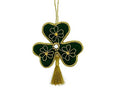 Shamrock Hanging Ornament with Tassel - available April 2025