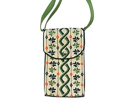 Shamrock Knotwork Knit Crossbody Bag - available March 18th 2025