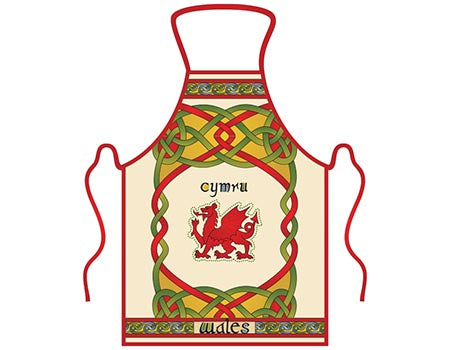 Welsh Dragon Apron - available March 2025